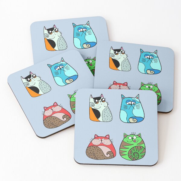 Item preview, Fun adorable naive cats designed and sold by Astralia.