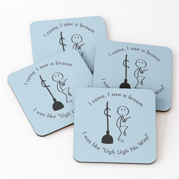 Item preview,  I Came I Saw a Broom I Was Like "Ugh Ugh No Way" Funny Cleaning Gifts designed and sold by SavvyCleaner.