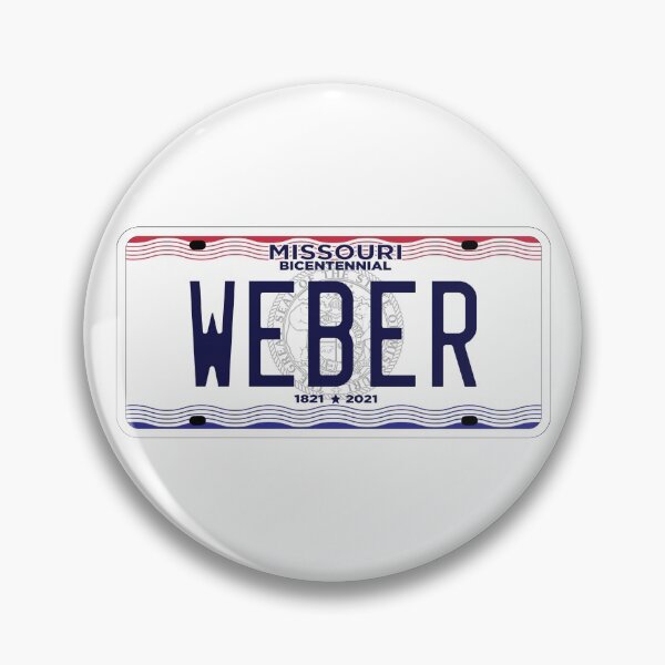 Item preview, Missouri Custom Weber Grill Vanity License Plate designed and sold by Zavod44.