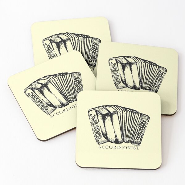 Item preview, Accordionist Classic Black Design designed and sold by Eleven-K.