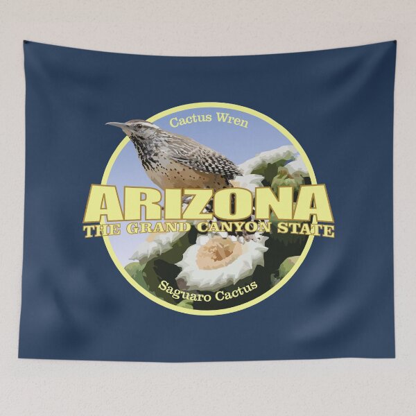 Item preview, Arizona (state bird & flower) designed and sold by curranmorgan.