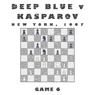 Chess Deep Blue v Kasparov, 1997 Framed Art Print for Sale by  fourthreethree