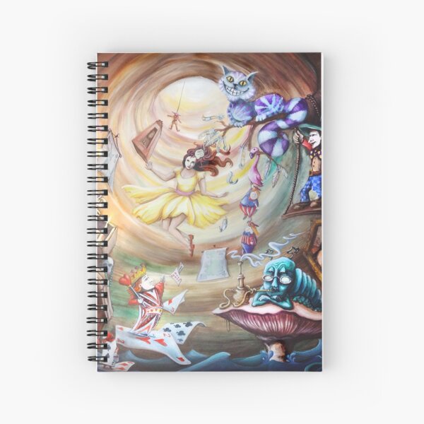 Barb in wonderland Spiral Notebook