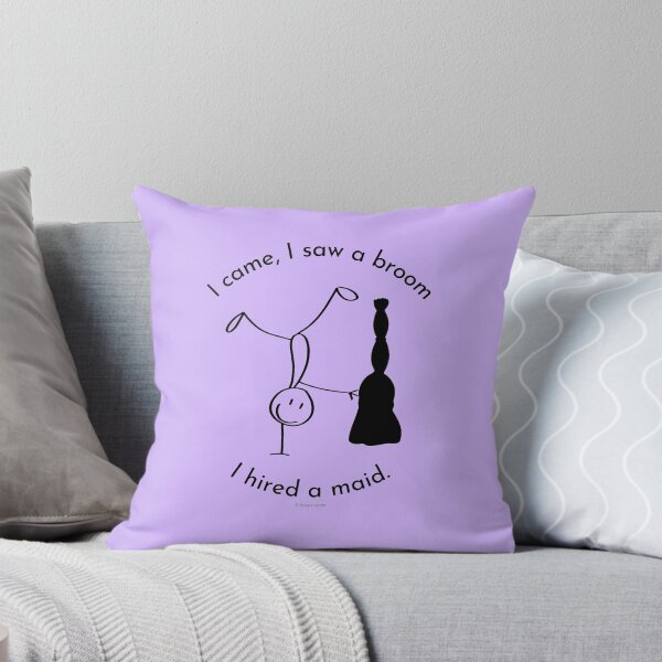 Item preview, I Came I Saw a Broom I Hired a Maid Funny Housework Gifts designed and sold by SavvyCleaner.