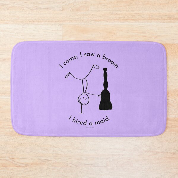 Item preview, I Came I Saw a Broom I Hired a Maid Funny Housework Gifts designed and sold by SavvyCleaner.