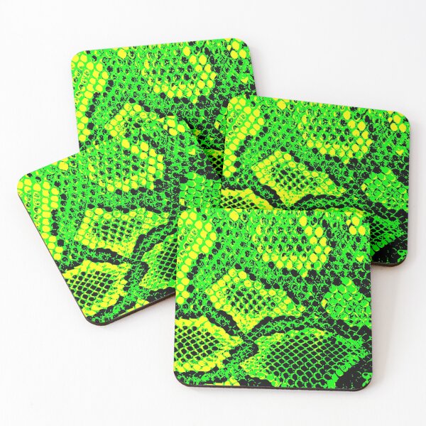 Item preview, Python Skin Yellow and Green Design designed and sold by DesignFantazia.