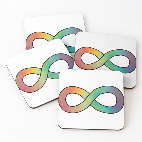 Item preview, Rainbow Infinity Symbol for Autism Acceptance/Awareness designed and sold by Indie-Designs.