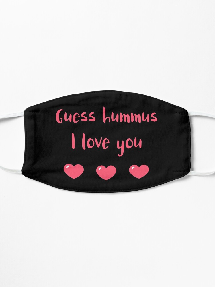 Alternate view of Guess Hummus I Love You Mask