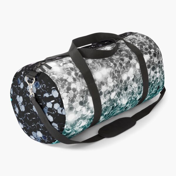 Item preview, Silver Teal Black Ombre Sequins designed and sold by WOW TeesAndThings.