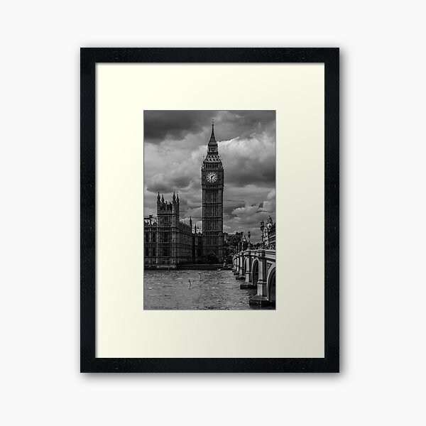 Item preview, Big Ben - black & white designed and sold by Anastasia Filippova.