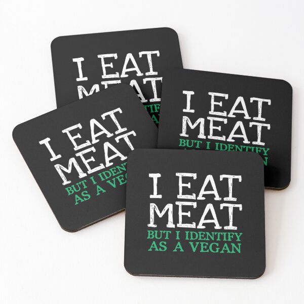 Item preview, I Eat Meat But I Identify As A Vegan designed and sold by AkersCoe.