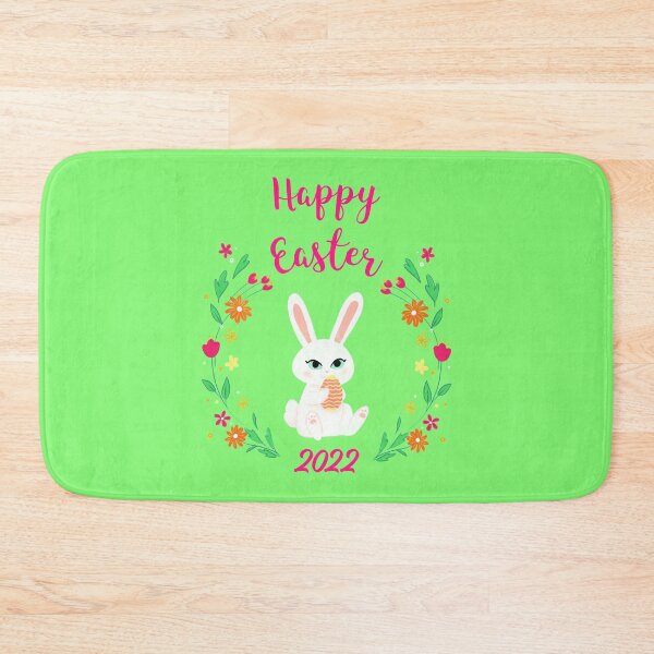 Item preview, Happy Easter 2022 Pink Text designed and sold by MottoDigging.