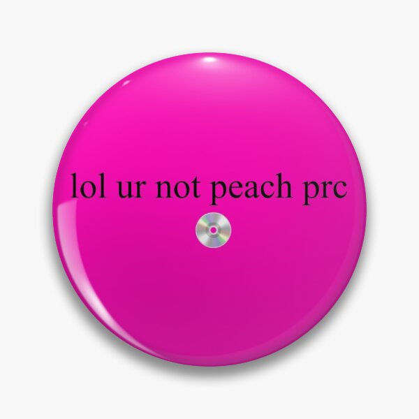 Item preview, lol ur not peach prc designed and sold by cosmic-moons.
