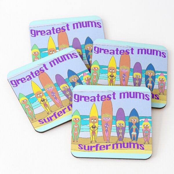 Item preview, “Greatest Mums Surfer mums”, Mum are the best, surfer gifts, best ever mother, gifts from daughter, gifts from son designed and sold by Robert Wale.