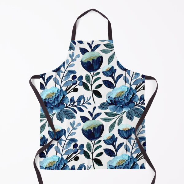 Artikelvorschau, Blaues nahtloses Blumenmuster entworfen und verkauft von CrawfordAbbott.