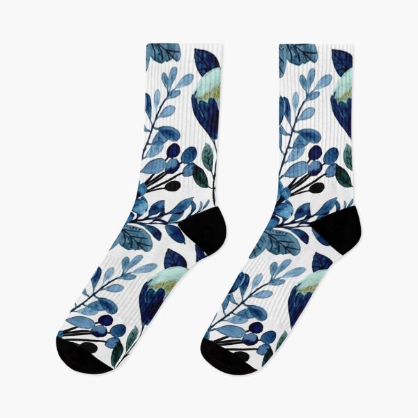 Item preview, Blue Floral Seamless Pattern designed and sold by CrawfordAbbott.