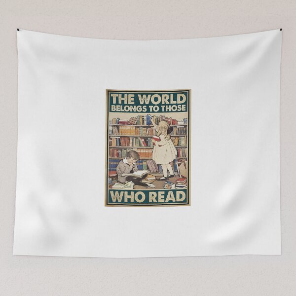 Item preview, Reading The World Belongs To Those Who Read Poster designed and sold by SerafinaKGorska.