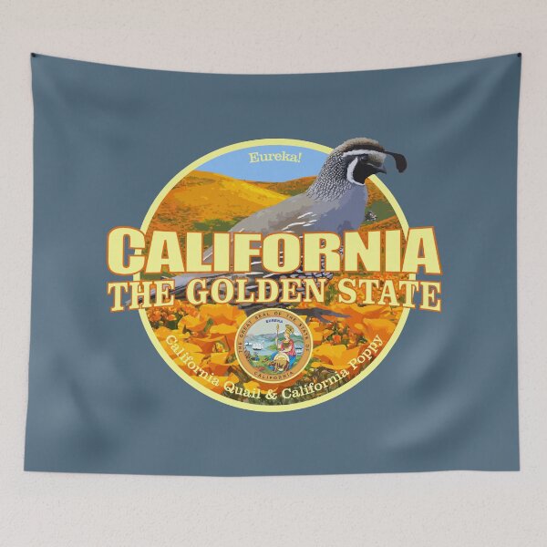 Item preview, California (state bird & flower) designed and sold by curranmorgan.