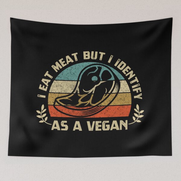 Item preview, I Eat Meat But I Identify As A Vegan designed and sold by AkersCoe.