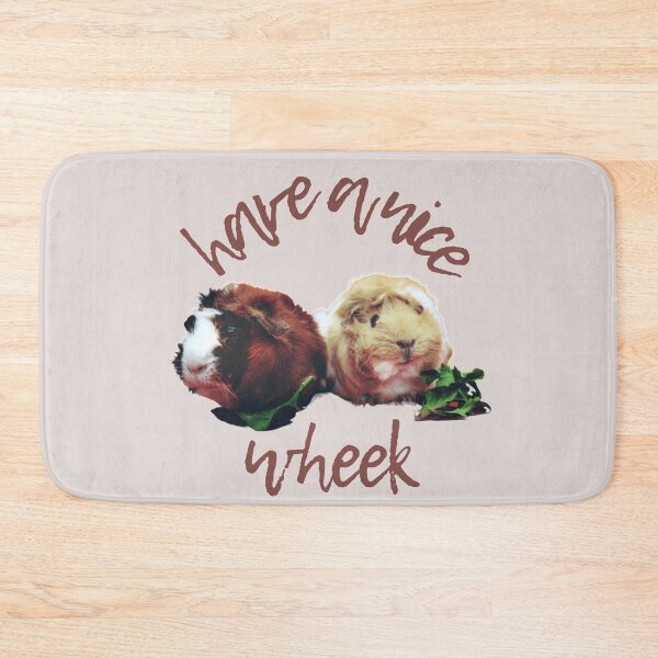 Item preview, Have a nice wheek - two cute guinea pigs eating lettuce, perfect for guinea pig lovers, guinea pig mom, guinea pig dad designed and sold by meraviglioso.