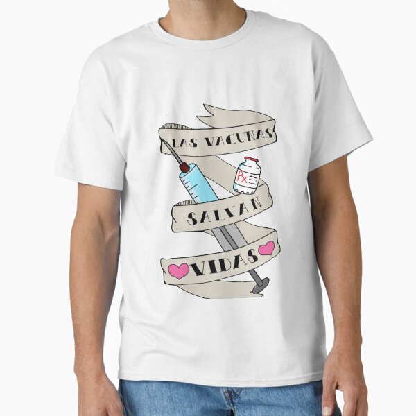 Item preview, Las Vacunas Salvan Vidas Covid-19 Cuidado de la salud tatuaje designed and sold by shnanogans.