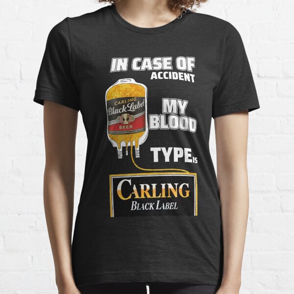 carling black label t shirt