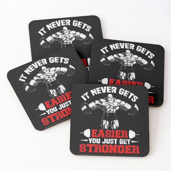 Item preview, It never gets easier you just get stronger workout designed and sold by HumbleShirt.