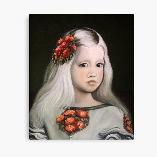 Homage to Velasquez, The Little Princess Canvas Print