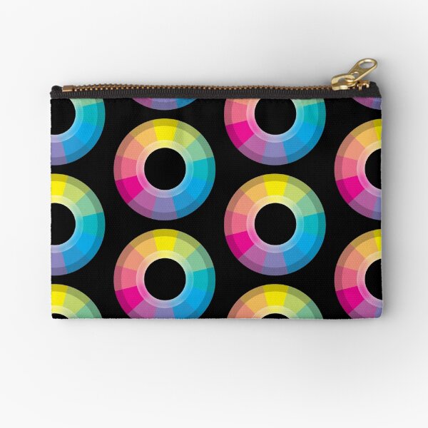 CMYK Wheel Zipper Pouch