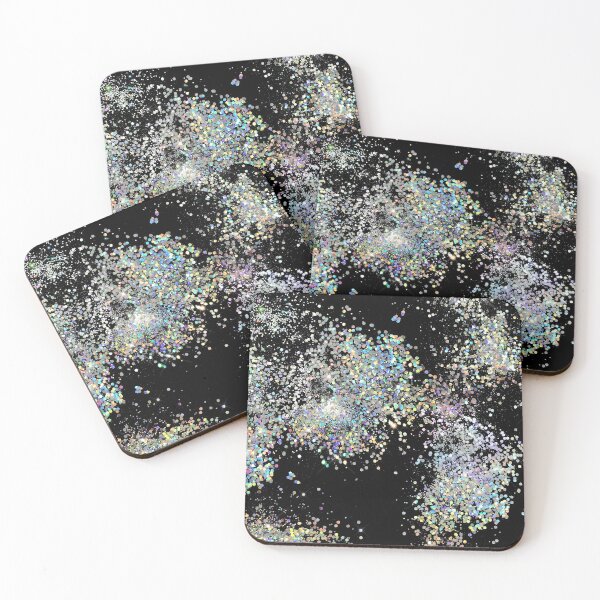 Item preview, Black and Multicolor Sequins Faux  designed and sold by WOW TeesAndThings.