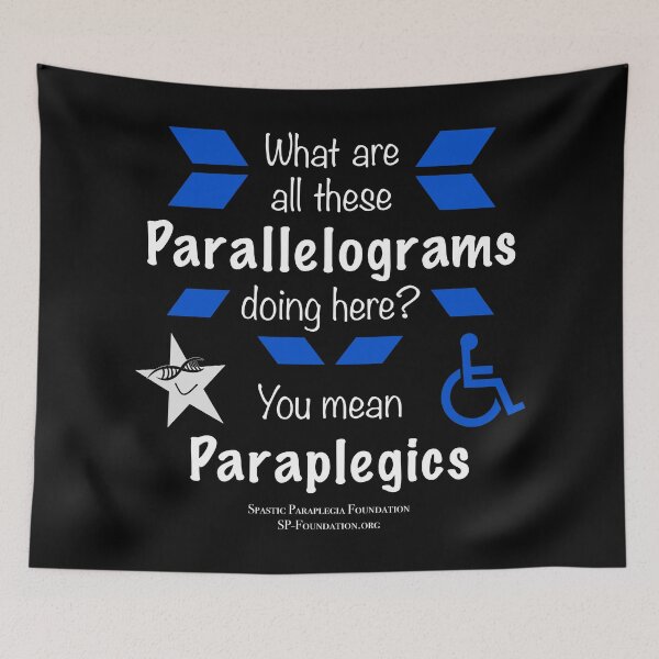 Item preview, Parallelograms and Paraplegics 2 designed and sold by Spastic Paraplegia.