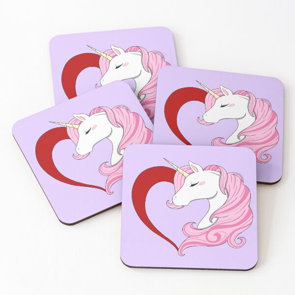 Item preview, Pink Unicorn Heart designed and sold by Lady-Lilac.