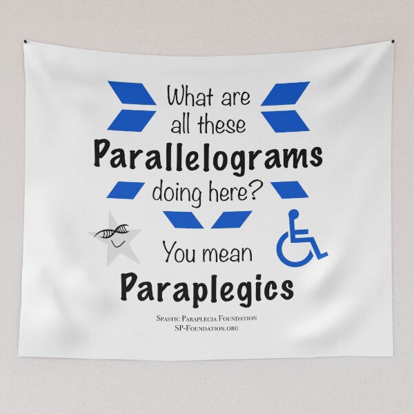 Item preview, Parallelograms and Paraplegics 1 designed and sold by Spastic Paraplegia.