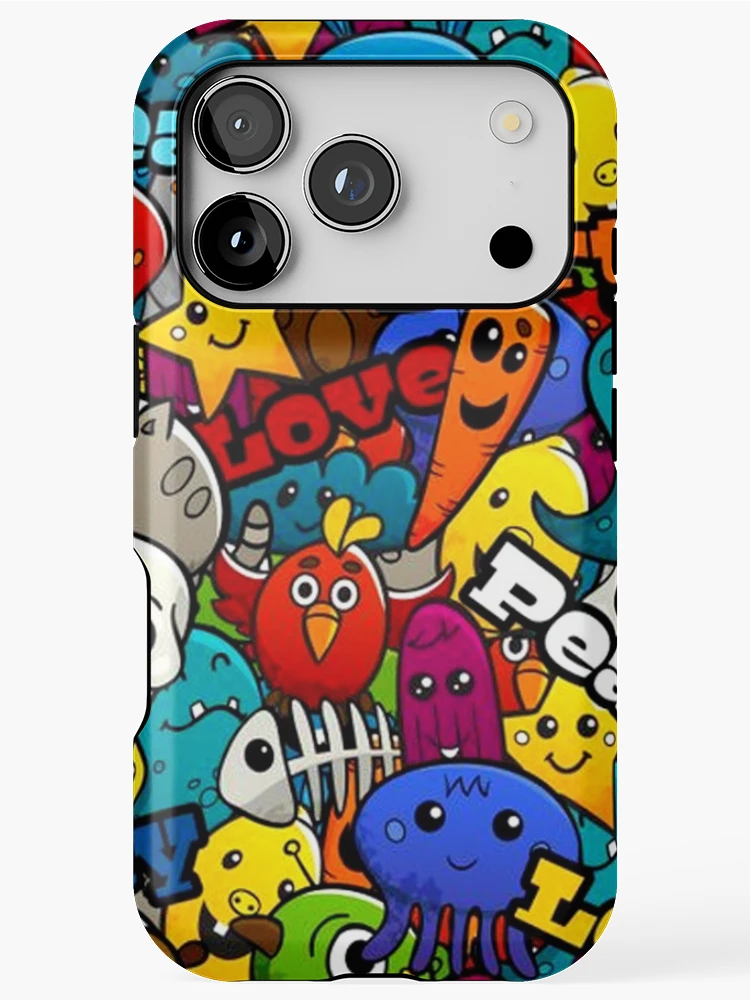 Thumbnail 1 of 4, iPhone Case, Download Graffiti Characters Seamless Pattern designed and sold by CrawfordAbbott.