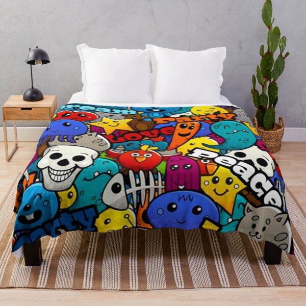 Artikelvorschau, Laden Sie Graffiti Characters Seamless Pattern herunter entworfen und verkauft von CrawfordAbbott.