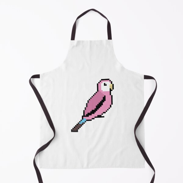 Item preview, Pixel Art Pink Parakeet designed and sold by Sauropsida.