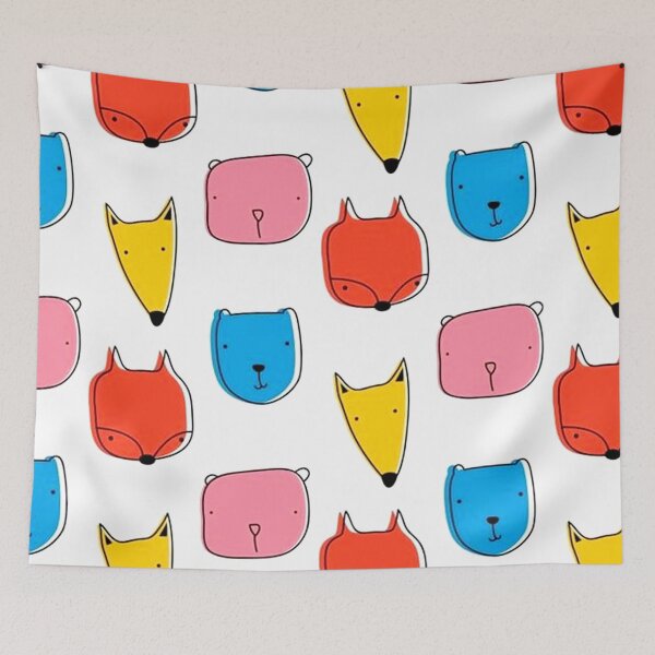 Item preview, Cute Colorful Animals Doodle Pattern designed and sold by CrawfordAbbott.