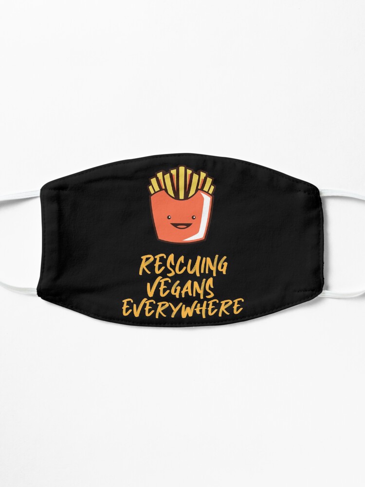 Alternate view of Rescuing Vegans Everywhere with Fries Mask
