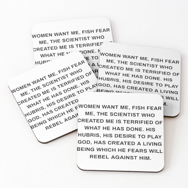 Item preview, Women Want Me, Fish Fear Me, The Scientist Who Created Me... designed and sold by KometaMakesArt.