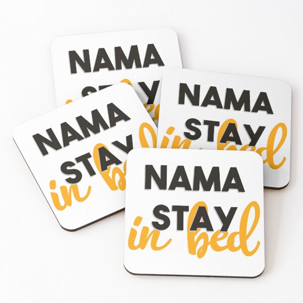 Item preview, namastay in bed  designed and sold by Mographic997.