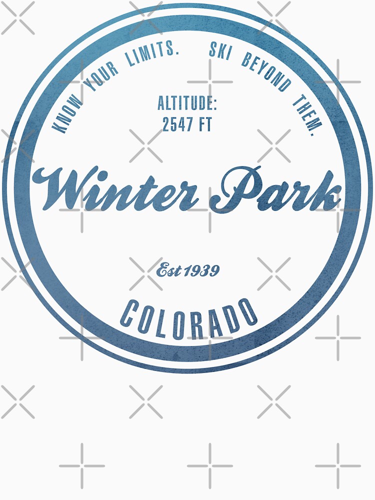 "Winter Park Ski Resort Colorado" Tshirt for Sale by CarbonClothing