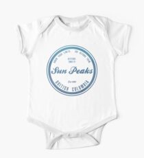 Sun Peaks Ski Resort British Columbia Baby Body Kurzarm