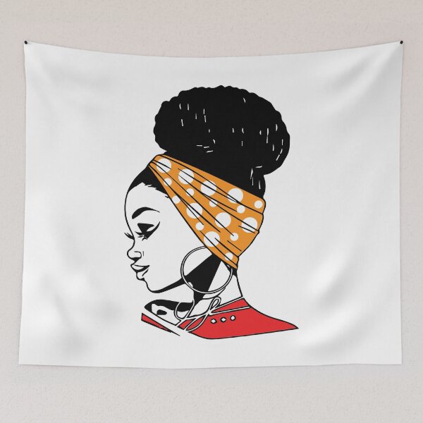 Item preview, Woman in red with scarf designed and sold by arteconpicos.