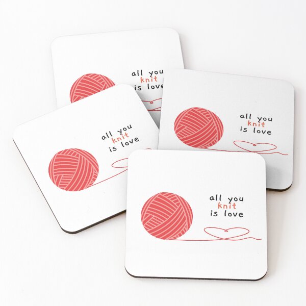 Item preview, All you Knit is Love designed and sold by VerboShop.