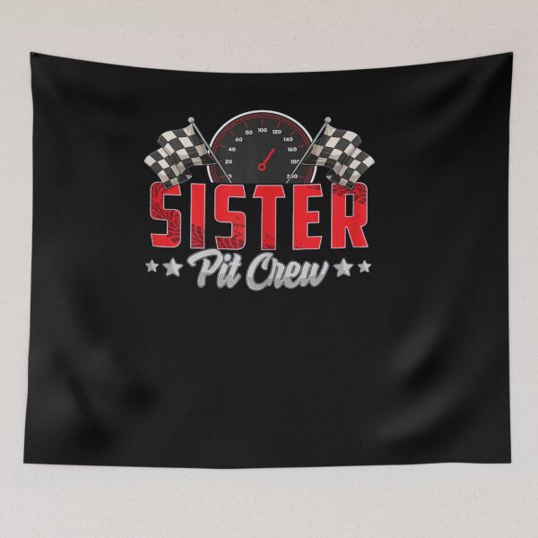 Item preview, Race Car Birthday Party Racing Family Sister Pit Crew  designed and sold by YahairaHerna.