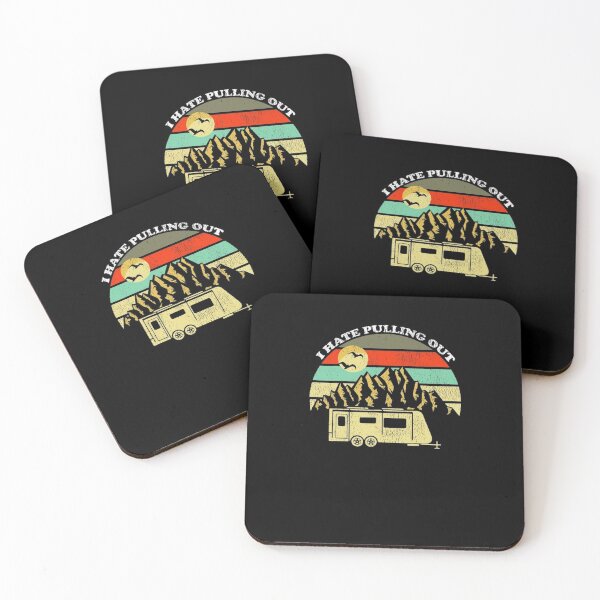 Item preview, Retro Vintage Mountains RV Camping I Hate Pulling Out  designed and sold by YahairaHerna.
