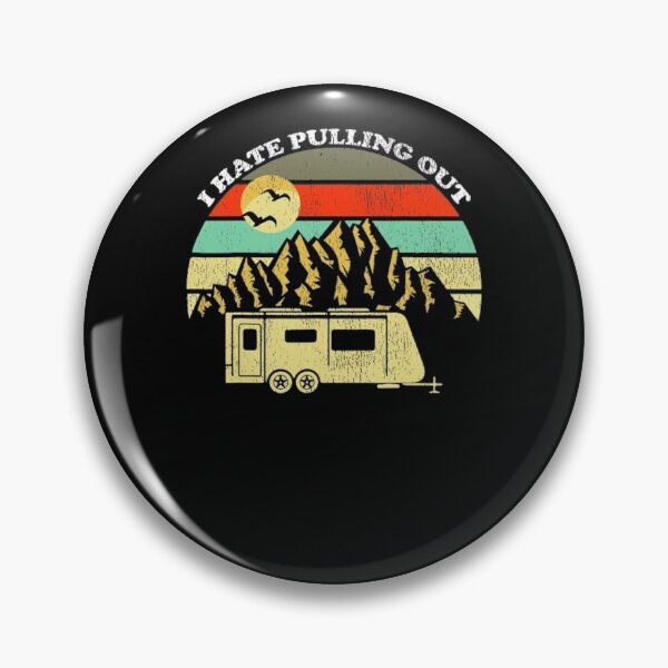 Item preview, Retro Vintage Mountains RV Camping I Hate Pulling Out  designed and sold by YahairaHerna.