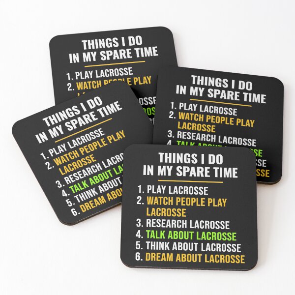 Item preview, Lacrosse Player Coach Team Goalie Funny Humour designed and sold by CuteDesigns1.