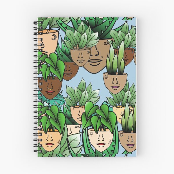 Item preview, Repeating Plant People All-over Print, Surreal Plants designed and sold by 10pmCreations.