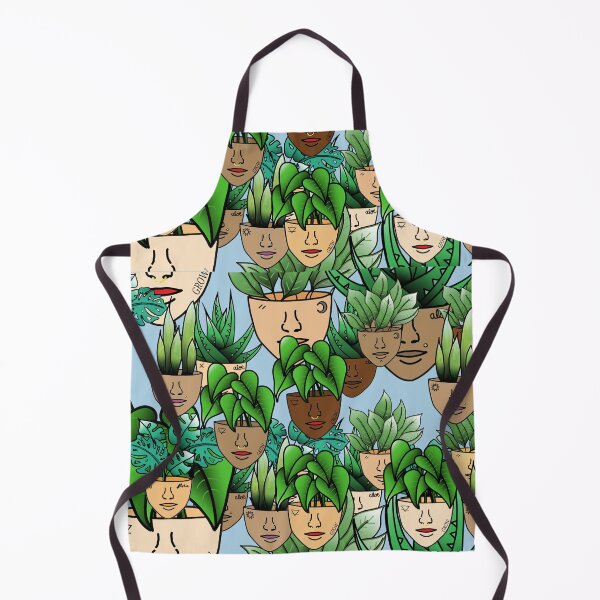 Item preview, Repeating Plant People All-over Print, Surreal Plants designed and sold by 10pmCreations.